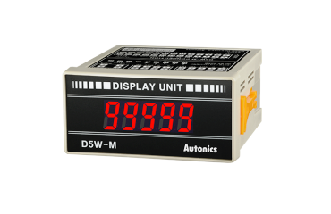 D5Y/D5W Series Panel Mount 5-Digit Digital Display Units